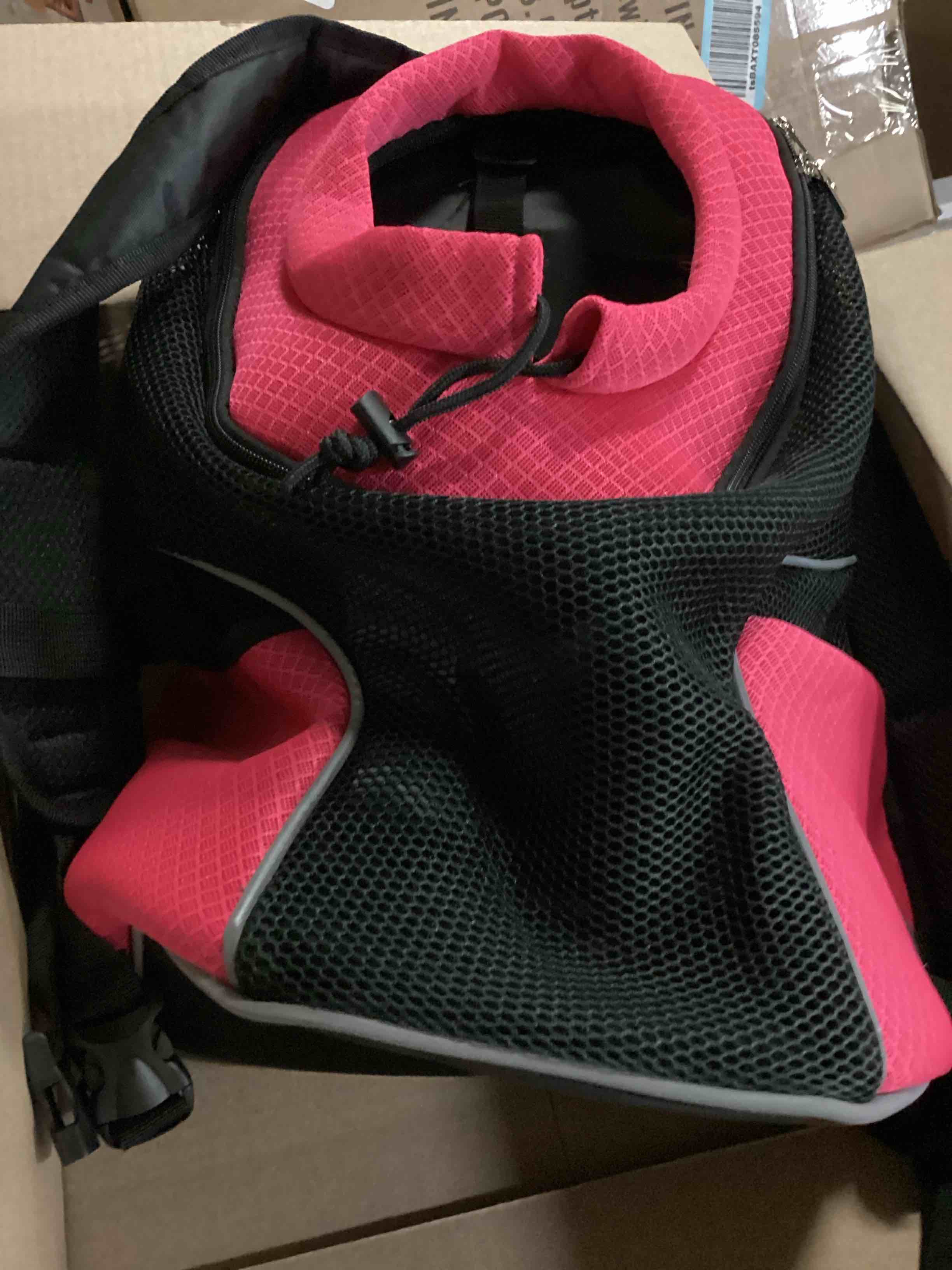 WOYYHO Pet Dog Carrier Backpack Small Dog Front Backpack Ventilated