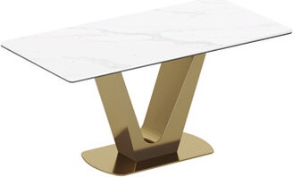 Square Table Top Box (only table top)(box 1 of 2)Lockhaven Rectangular 35.04'' L x 71.65'' W