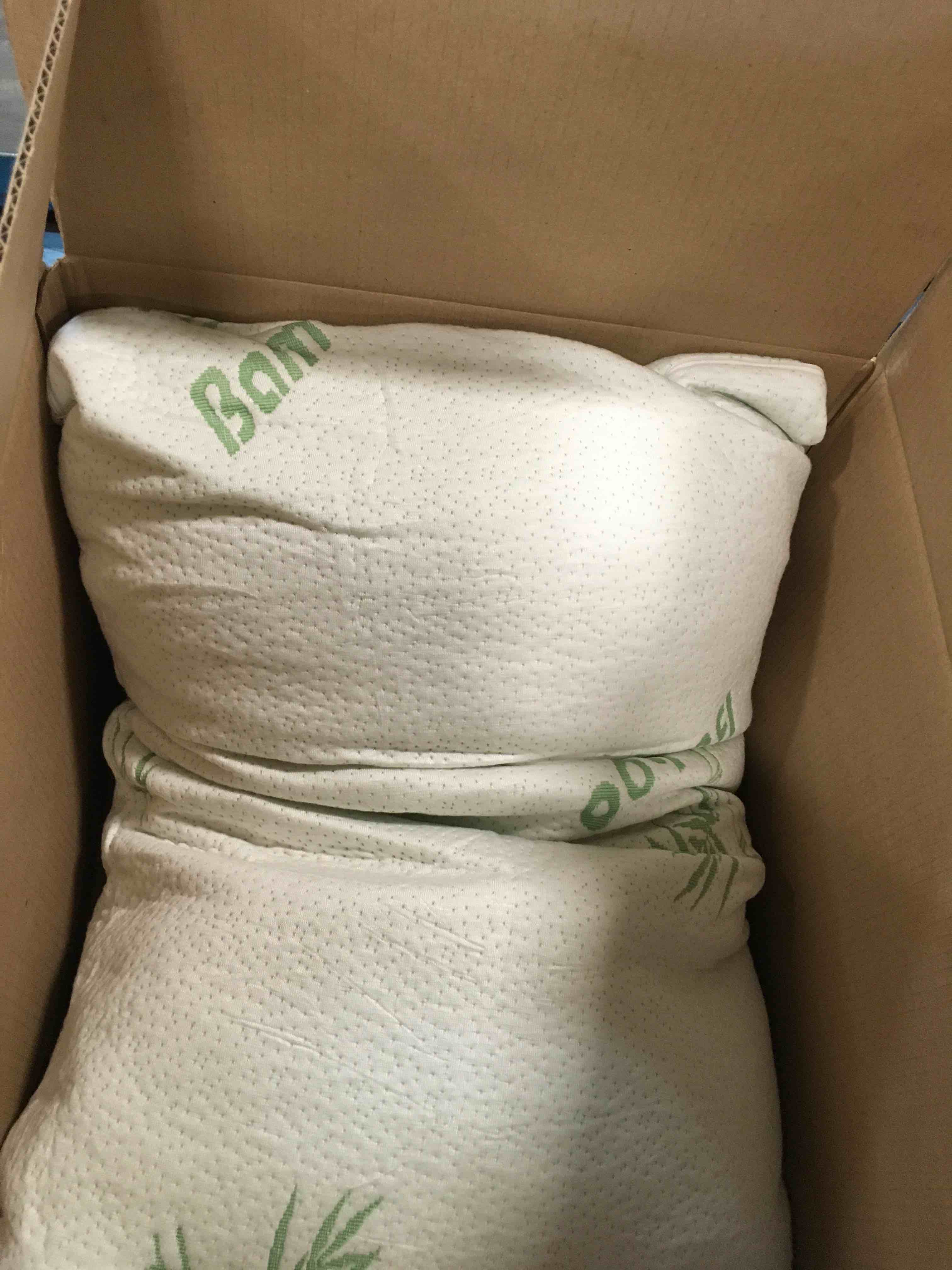 Bamboo Pillow Memory Foam Stay Cool Removable Cover with Zipper