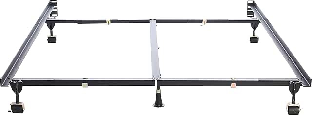 Elite Holly-Matic Heavy Duty CA King Bed Frame with Headboard/Footboard Attachment and 2 Part Glide By Hollywood Bed Frame