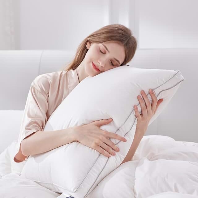 Standard/Queen Firm Feather & Down Bed Pillow - Threshold™