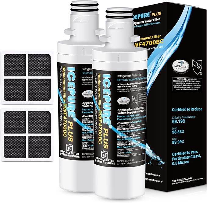 ICEPURE ADQ747935 Replac…T120F A ir Filter 2Combo