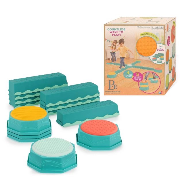 B. toys Interlocking Balancing Beams - Balance & Build Set