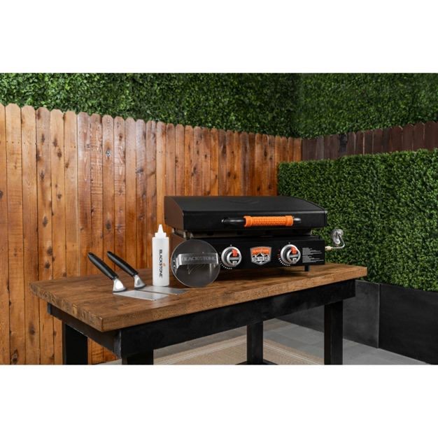 Blackstone 2 Burner Griddle Smash and Sear Bundle 24000 BTU Gas Grill 2431 Black - Limited Offer