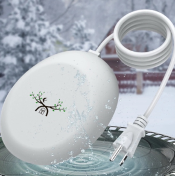 Bird Bath Heater for Outdoors in Winter, with Auto Shut Off Function for Patio Yard