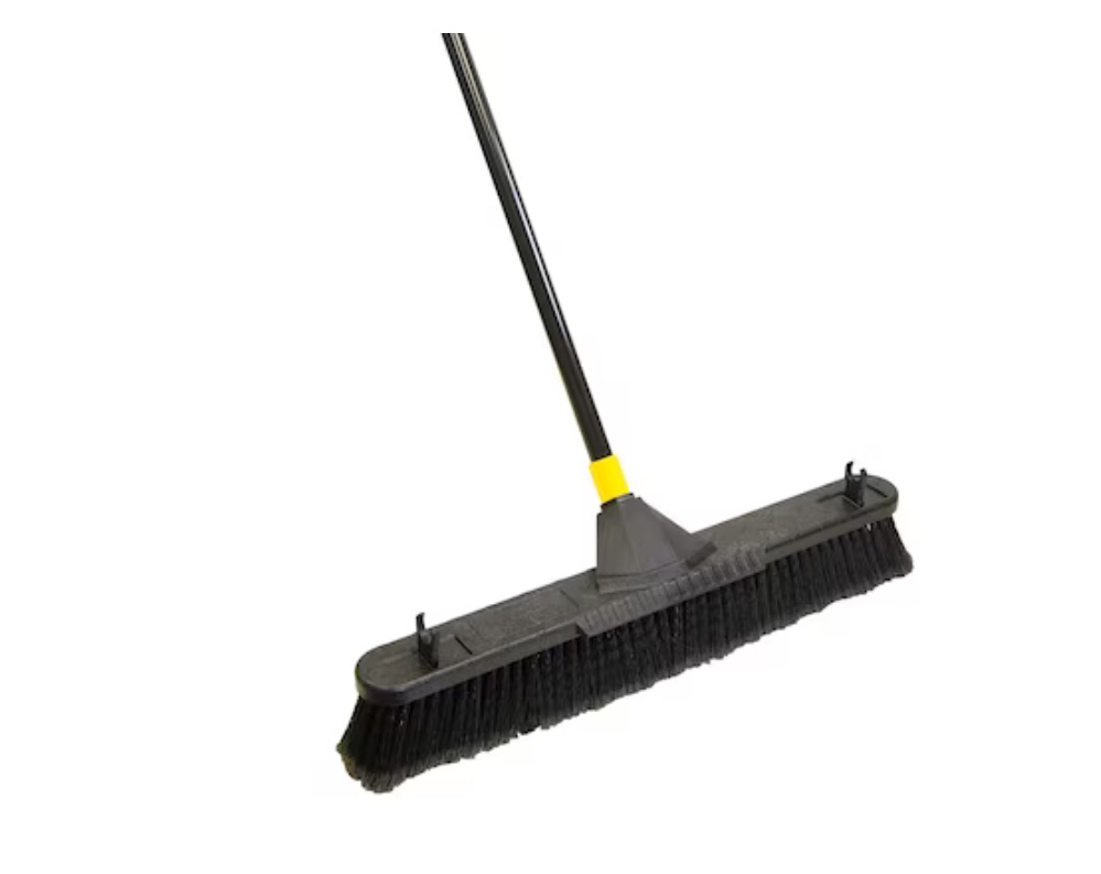 Quickie 24-in Poly Fiber Smooth Surface All-purpose Push Broom