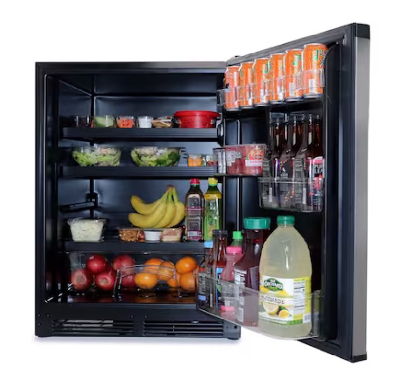 Maxximum 5.2-cu ft Built-In Mini Fridge (Stainless Steel) ENERGY STAR