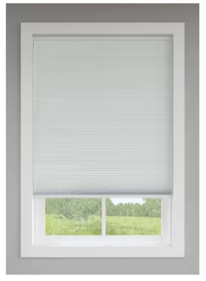 LEVOLOR 72-in x 72-in Snow Blackout Cordless Cellular Shade