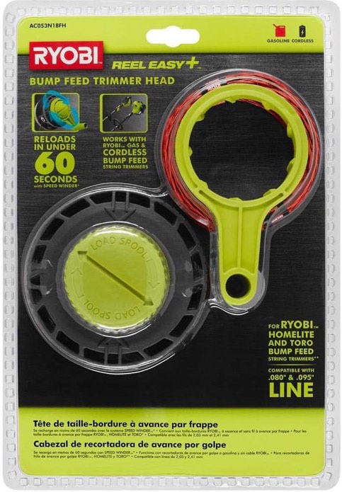 RYOBI AC053N1BFH Reel Easy+ Bump Feed String Head with Speed Winder