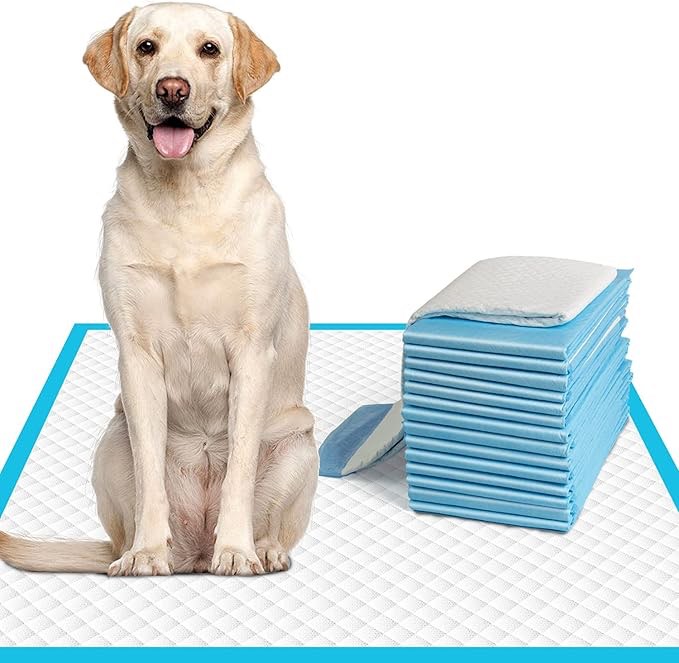 Dog Pee Pads Extra Large 28"x34", X-Large Training Puppy Pee Pads Super Absorbent & Leak-Proof, XL Disposable Pet Piddle Pad and Potty Pads for Dogs, Puppies, Doggie