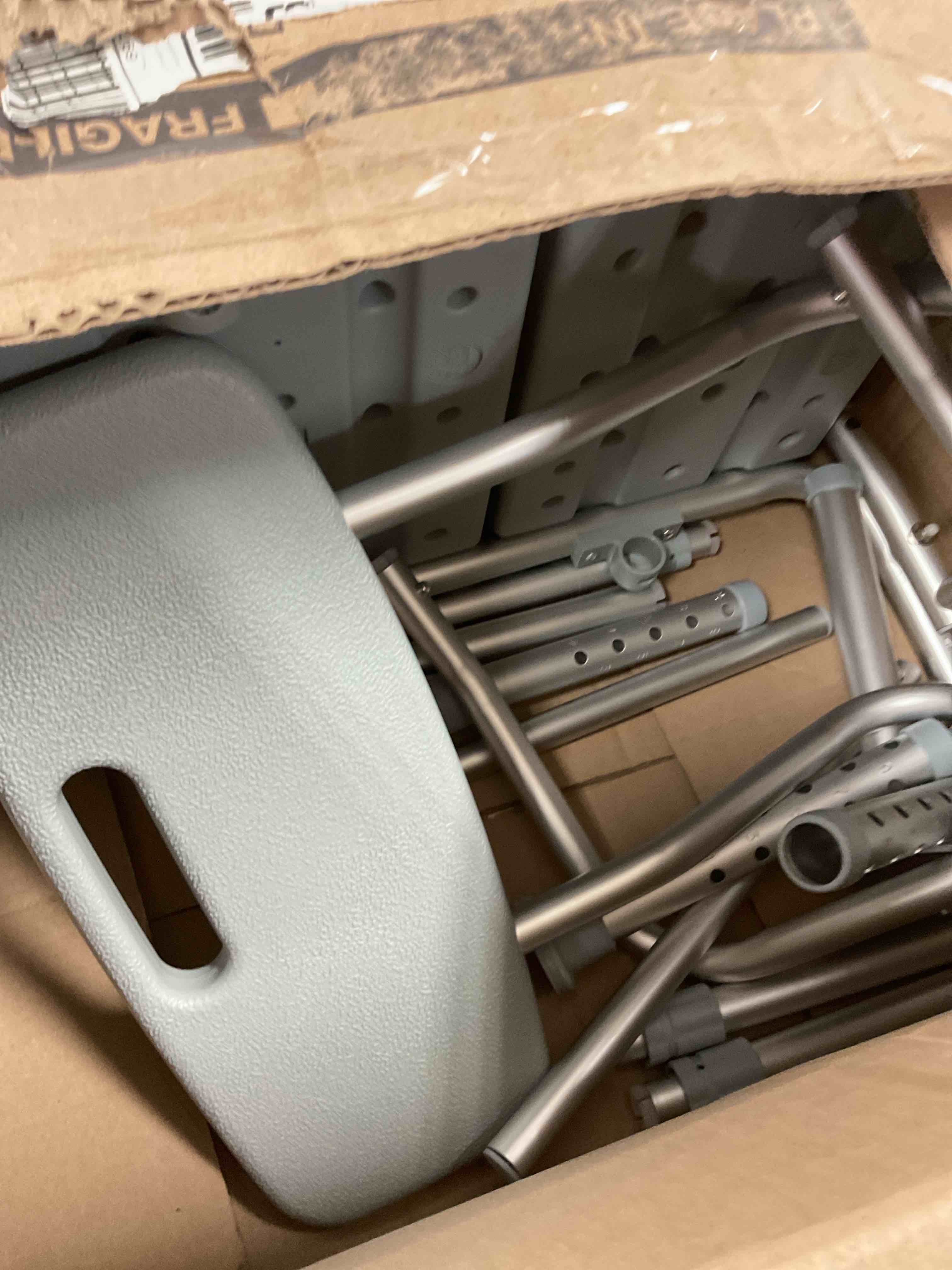 Medline Transfer Bench for Bathtubs and Showers, Adjustable Shower Bench and Bath Seat For Seniors and adults, Slip-resistant Feet, Heavy-Duty 400 lb. Weight Capacity, Tool-Free Assembly