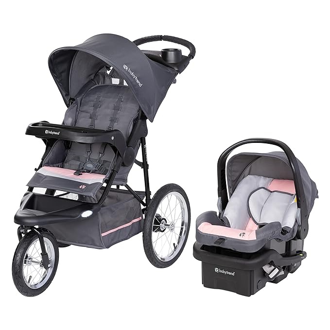 Baby Trend Expedition® Jogger Travel System with EZ-Lift™ Infant Car Seat, Dash Pink