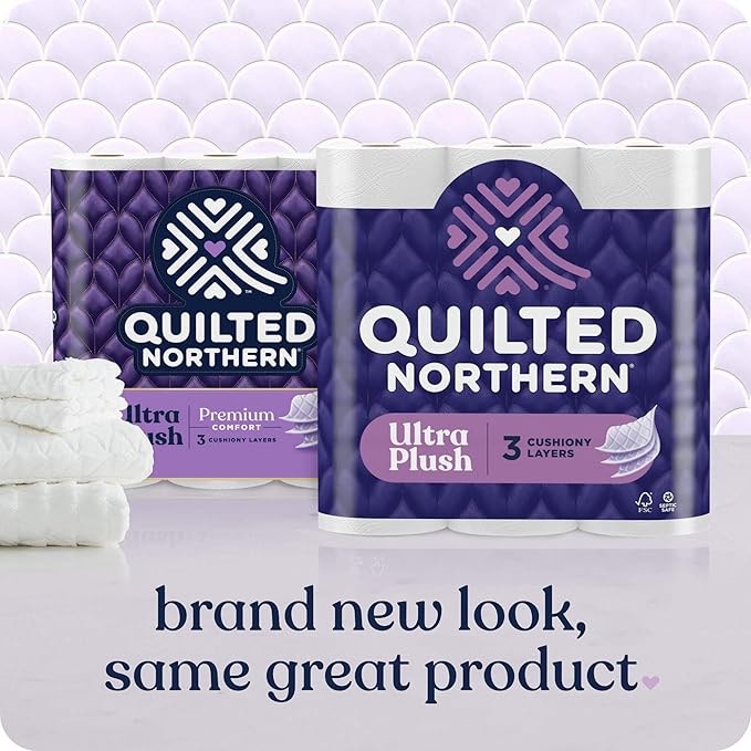 Quilted Northern Ultra Plush Toilet Paper, 18 Mega Rolls 