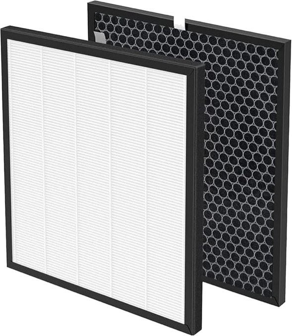 1 Pack True HEPA & Activated Carbon Filters LV-PUR-131 Set Compatible with LEVOIT LV-PUR-131 Machine