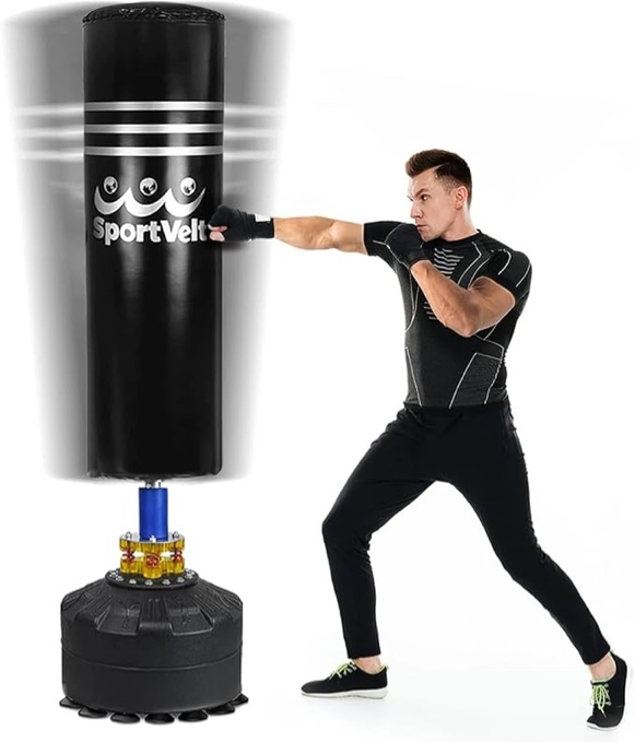 SportVelt The World of Innovative Sports Pro Freestanding Punching Bag