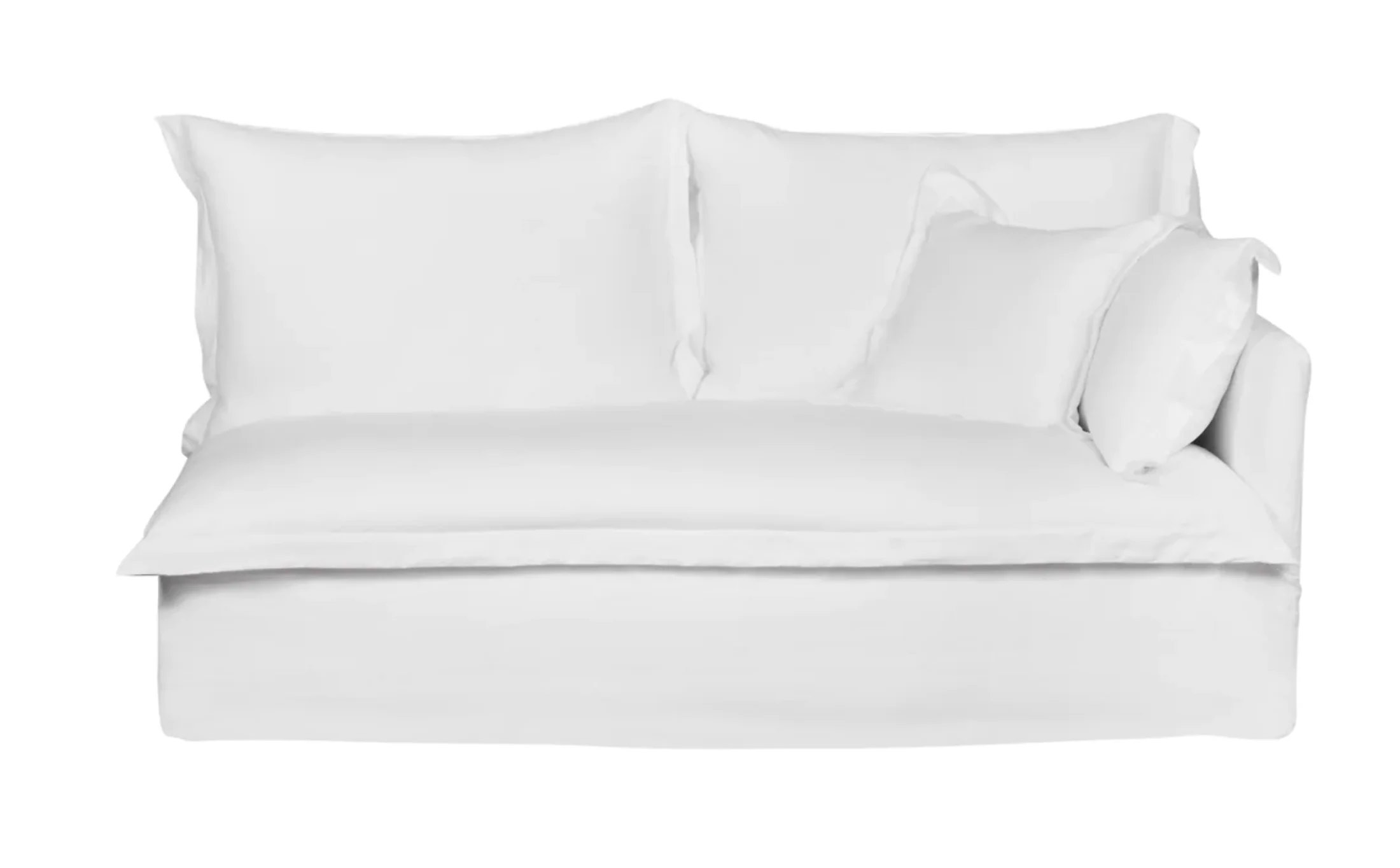 (incomplete) Lucia slipcovered corner wedge 