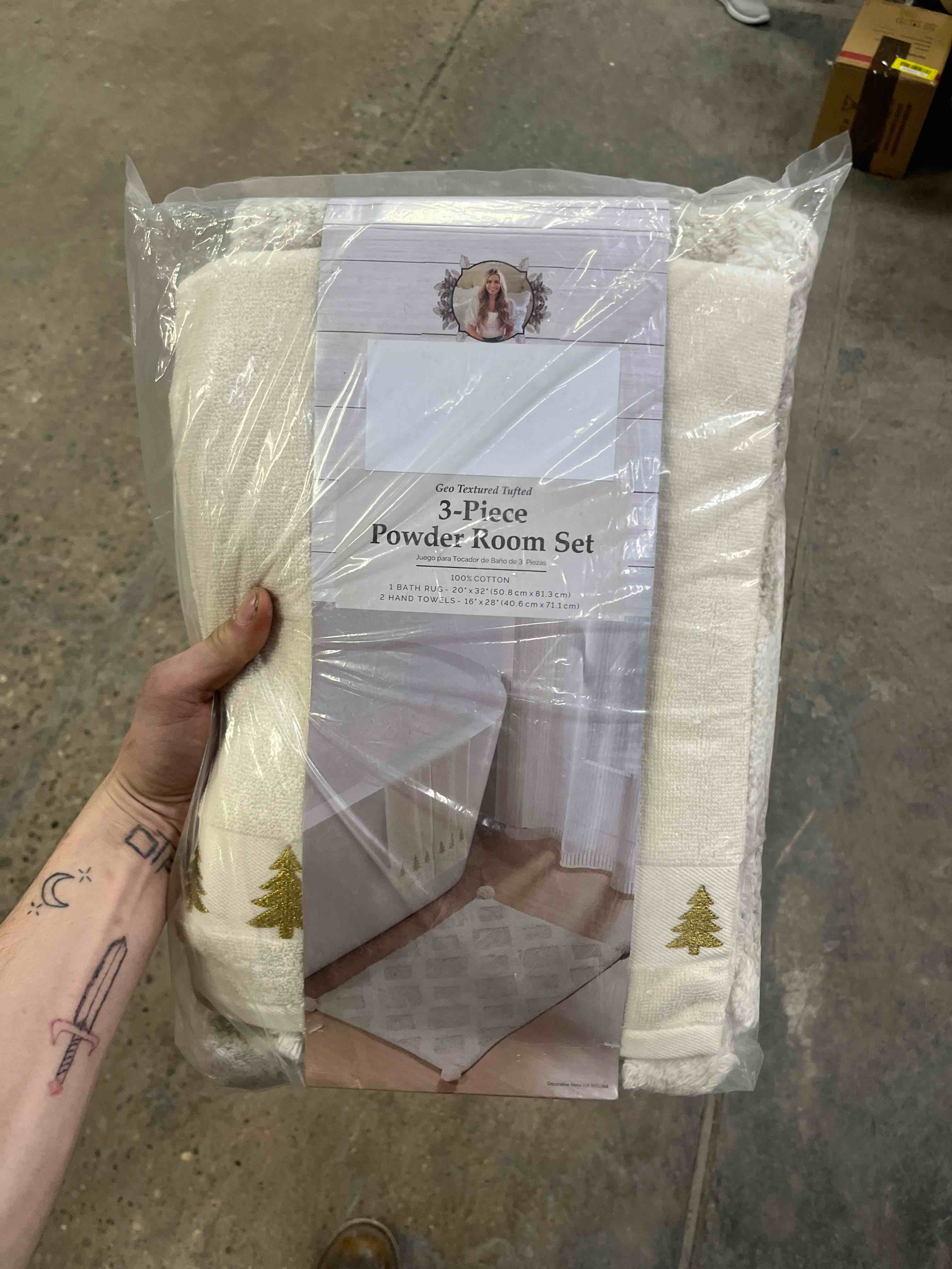 3 piece powder room set