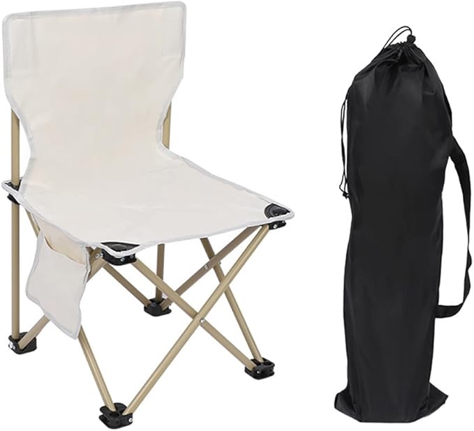 Fishing Chair Outdoor Camping Folding Leisure Chair, Portable Oxford Cloth Fishing Chair, Spring Outing Gathering Picnic Chair, Used for Camping, Fishing, Hiking, Gardening, and Beach