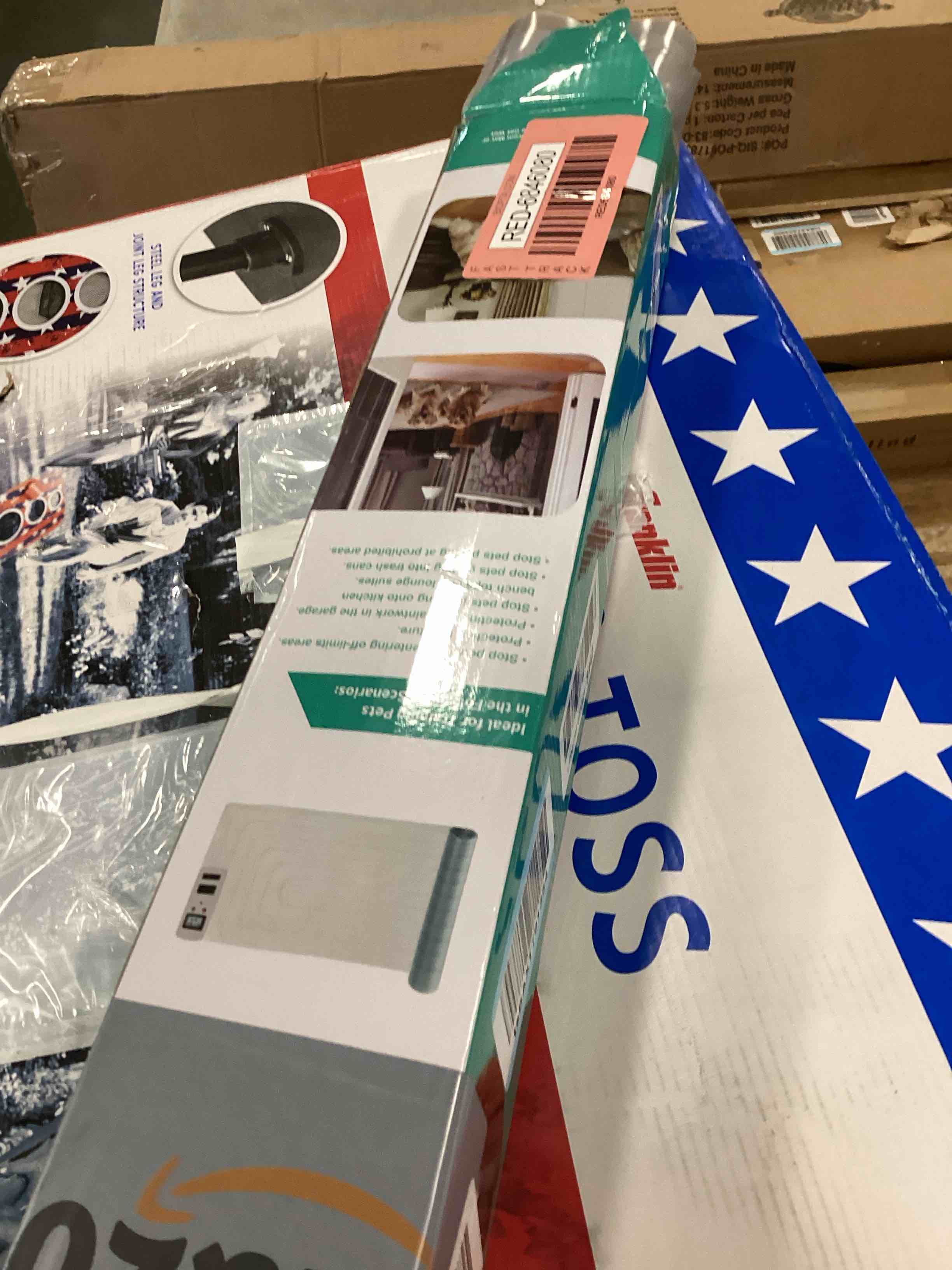 SEERWAY Scat Pet Shock Mat Upgraded 2 Pieces 48"x20" with Tester, Shock