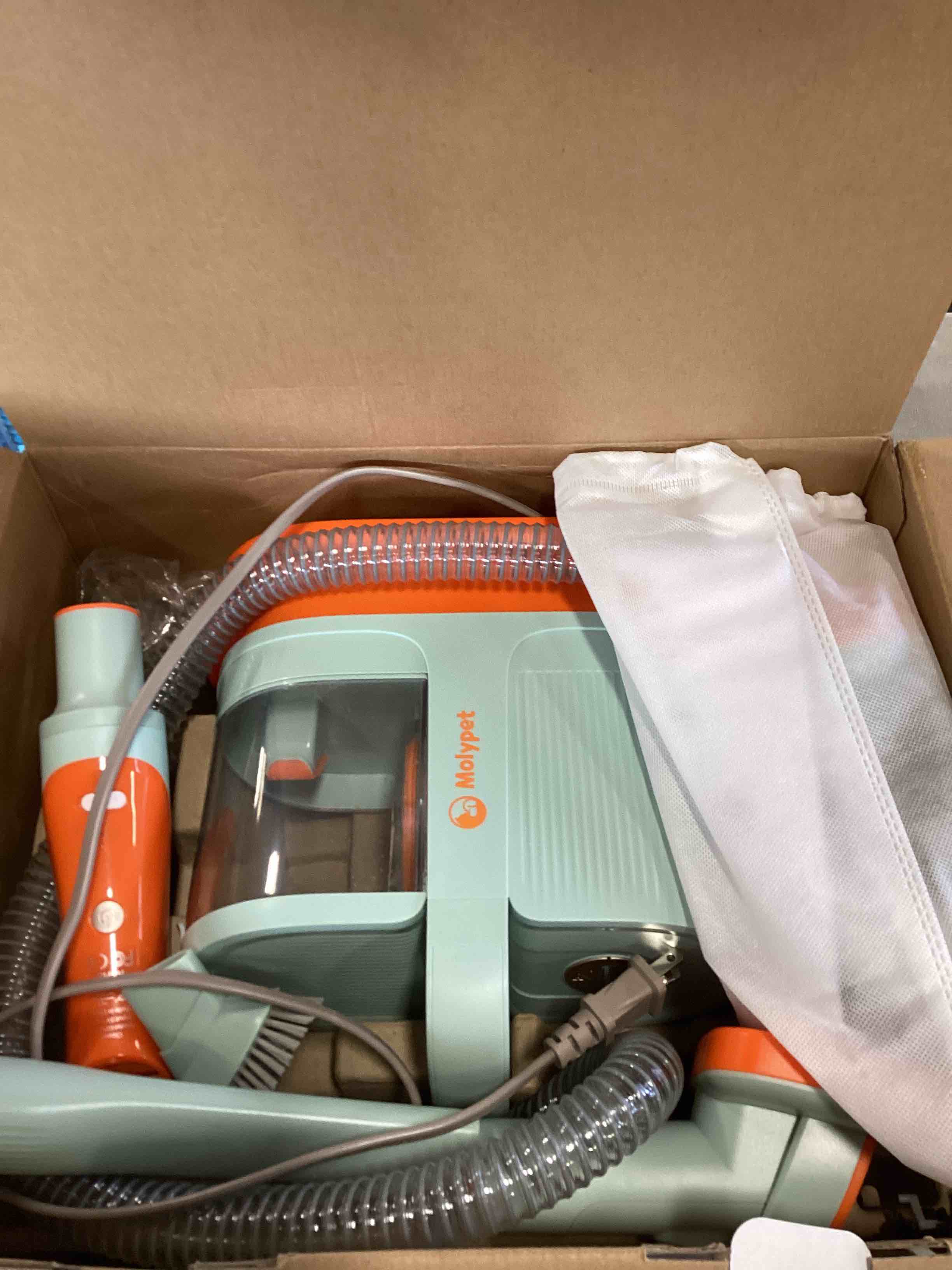 Molypet Dog Vacuum for Shedding Grooming, 6In1 Dog Grooming Kit