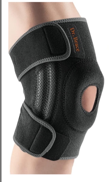 DR. BRACE ELITE Knee Brace with Side Stabilizers & Patella Gel Pads for Maximum Knee Pain Support and fast recovery for men and women-Please Check How To Size Video (XX-Large, Mercury)