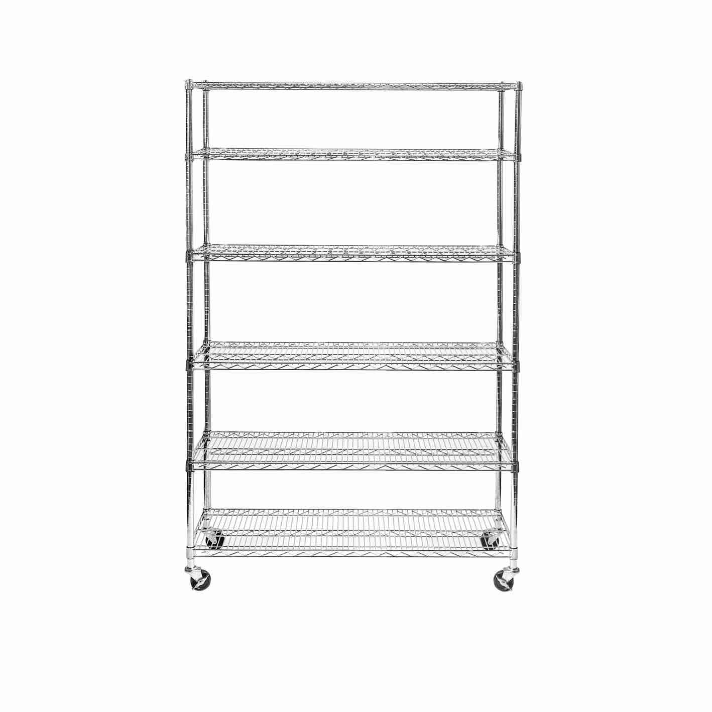 Seville Classics UltraDurable® 6-Tier NSF Steel Shelving