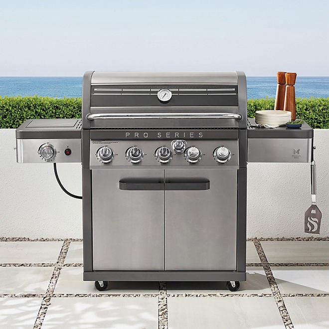 Member’s Mark Pro Series 5-Burner Gas Grill with Thermostatic Control (incomplete) 