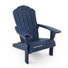 Keter Everest Adirondack Chair with Integrated Cupholder