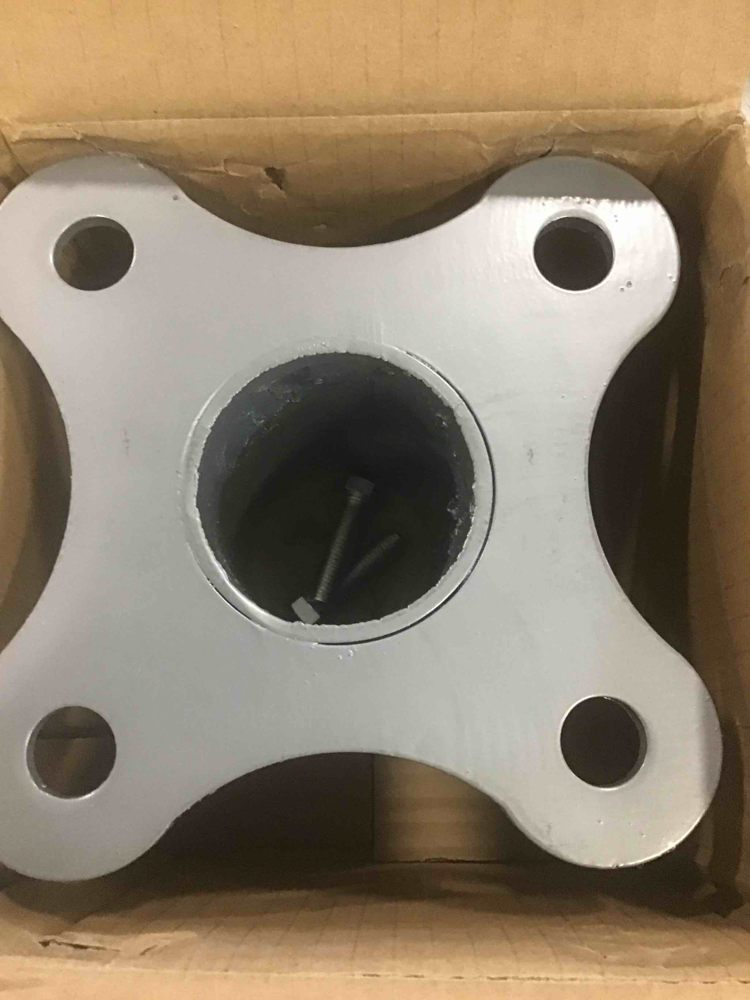 Fence Post 2 1/2" Floor Flange, Chain Link Fence Post, Pipe Flange Galvanized Fence Post