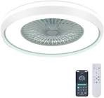 HUMHOLD Low Profile Ceiling Fan with 3-Dimmable Light, 24" Flush Mount Ceiling Fan Lighting Remote & APP Control, 6 Speeds Timing Reversible Blades, Smart Enclosed Ceiling Fan for Bedroom/Living Room