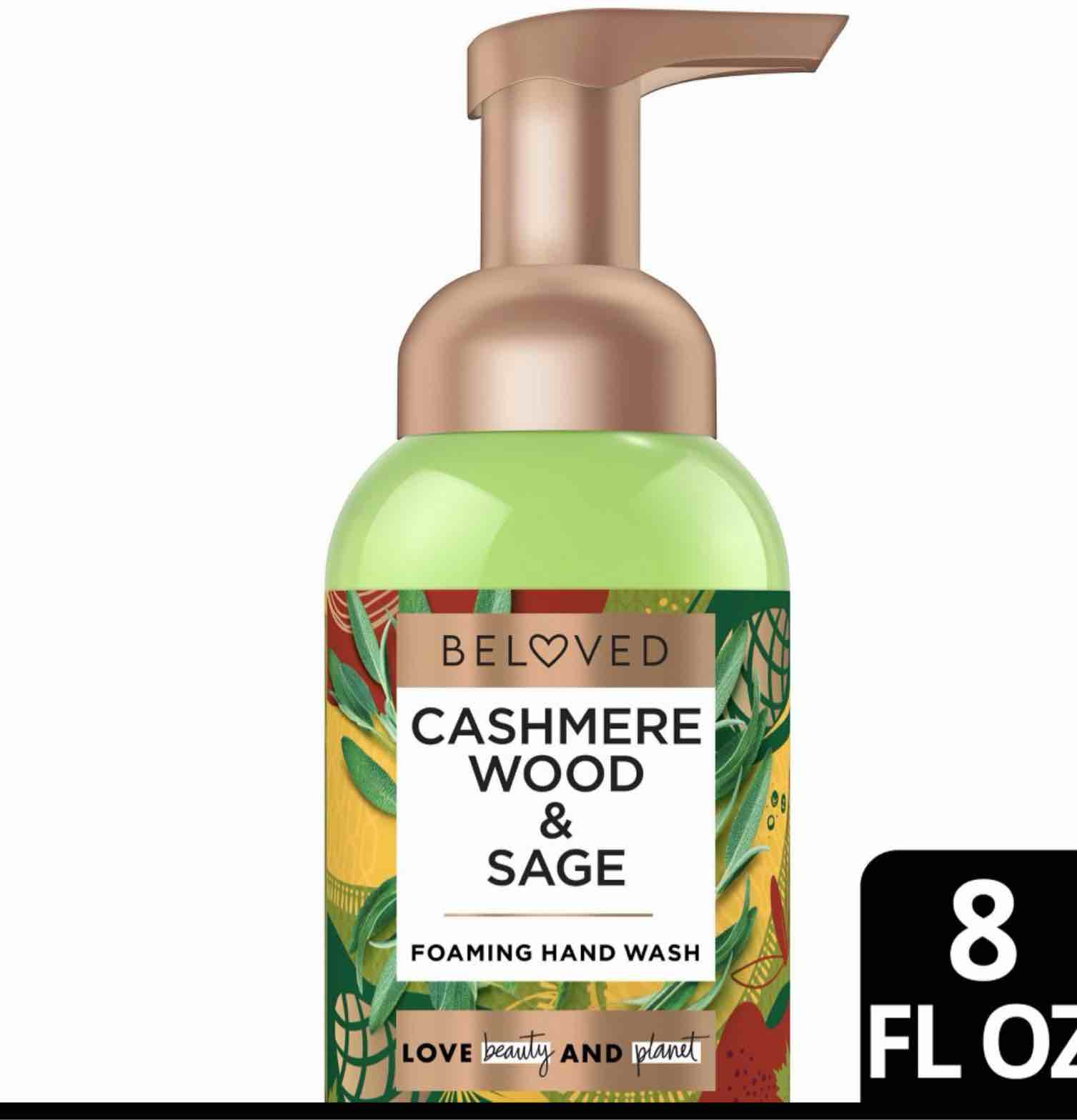case pack of 12 Beloved Cashmere Wood and Sage Foaming Hand Wash - 8 fl oz