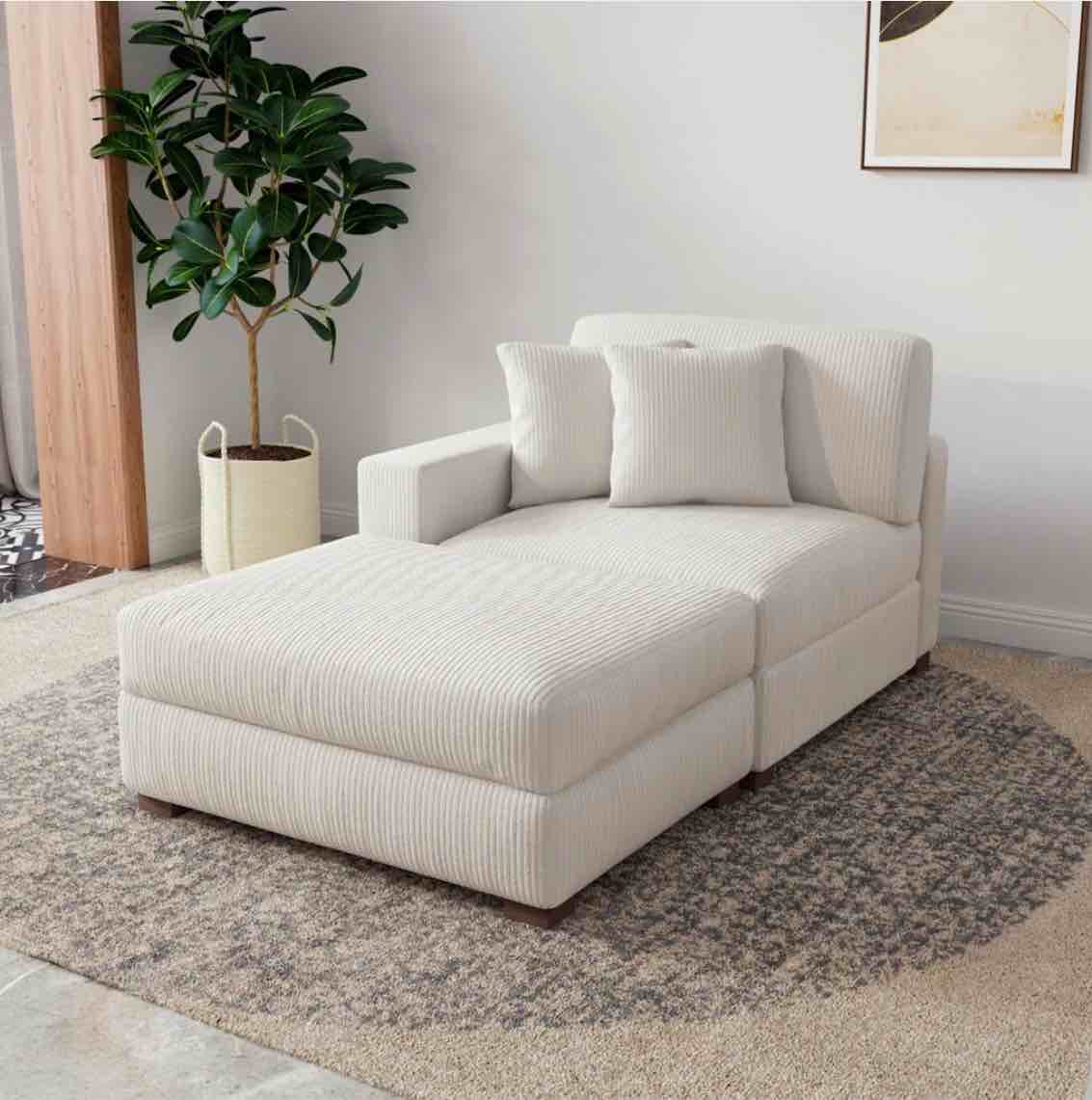 Humberto 42" Wide Chaise Lounge