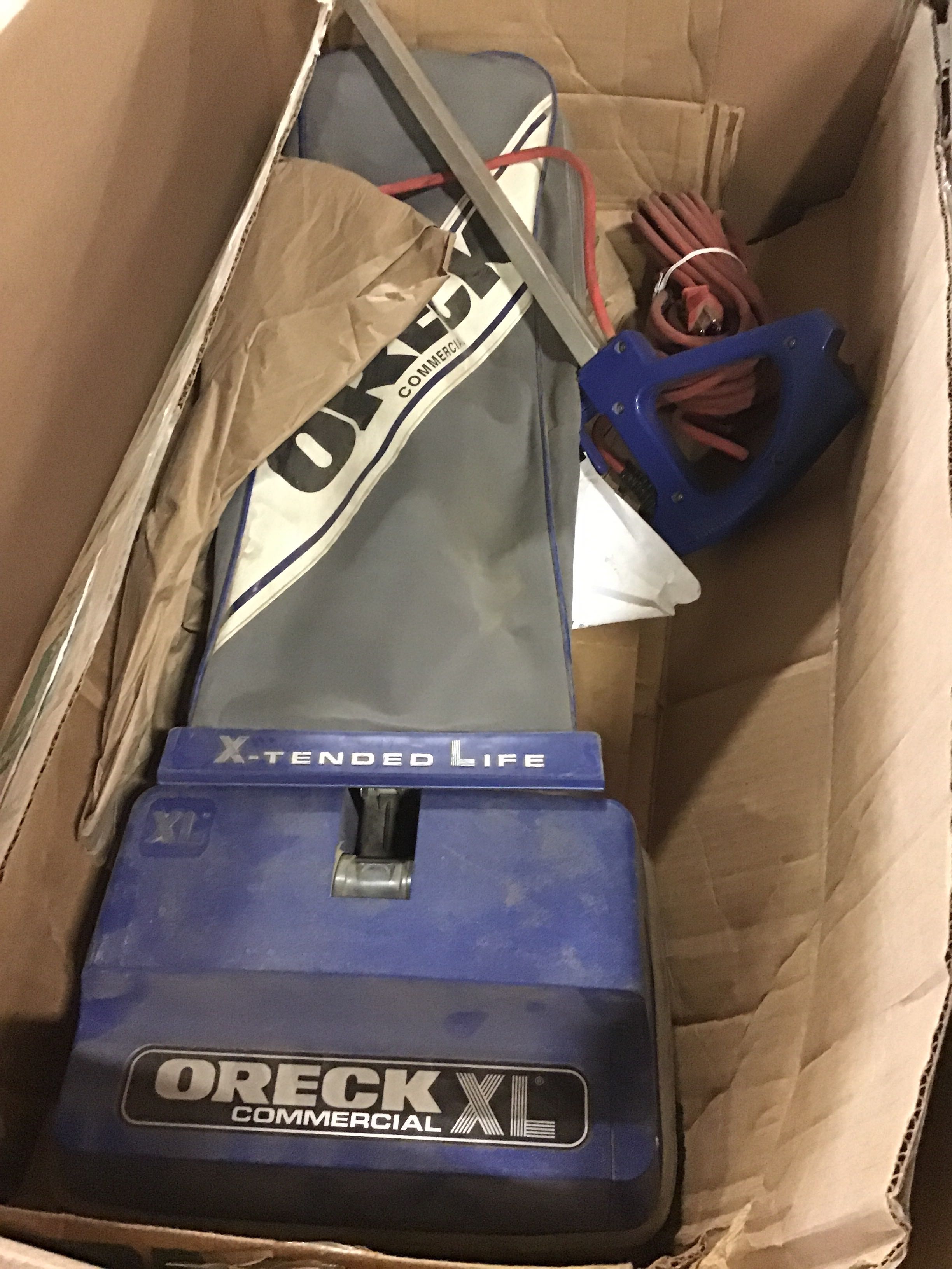 oreck commercial xl vacuum 