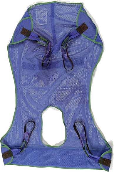 ProHeal Universal Full Body Mesh Lift Sling with Commode Opening, Medium, 50.5" x 39" - Polyester Slings for Patient Lifts - Compatible with Hoyer, Invacare, McKesson, Drive, Lumex, Joerns