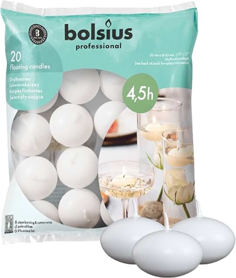 Bolsius 20 Floating Candles