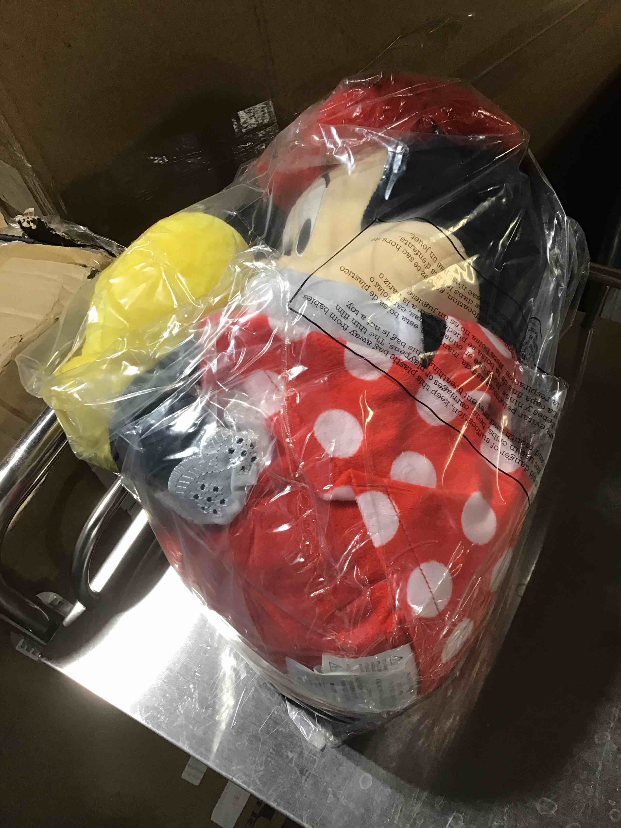 Condition photo showing New/Like New for Jay Franco Disney Plush Pillow Buddy - Ultra-Soft Stuffed Character Plushie & Cozy Pillow, Official Licensed Product, 15 Inches, Red - Minnie Mouse