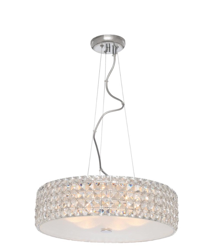 6-Light Chrome Pendant