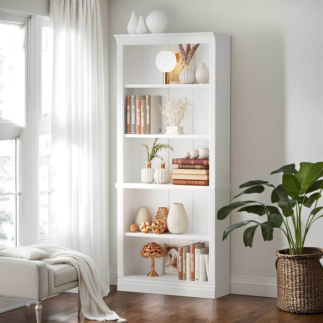 New Multiple White Wood Shelving Kits, Use Preview To Determine Style, 4 Pallets For Pick Up