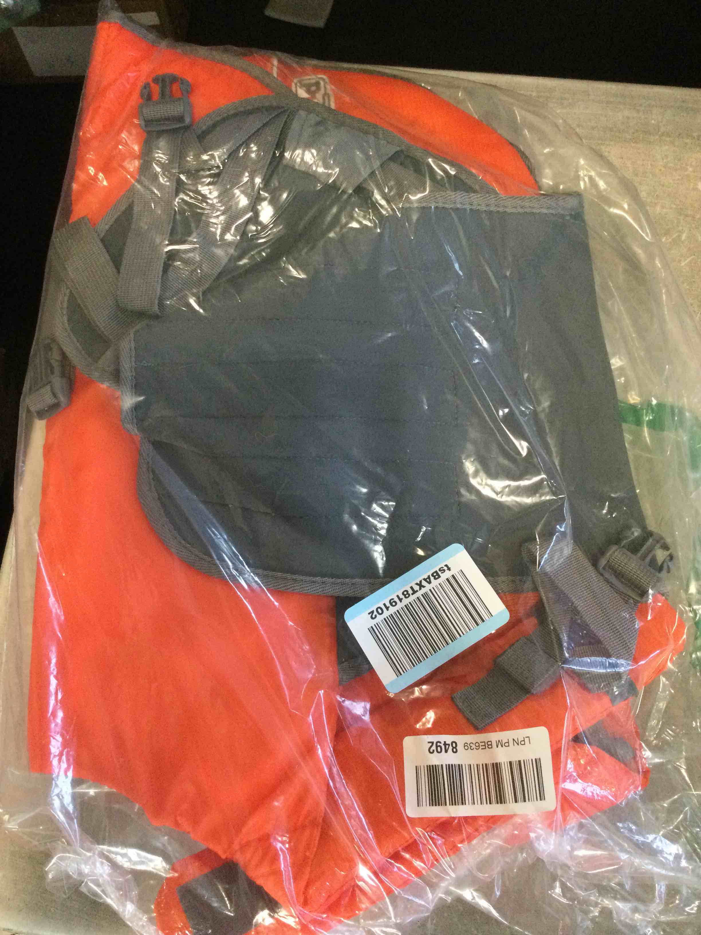 Outward Hound Granby Splash Orange Dog Life Jacket, XL