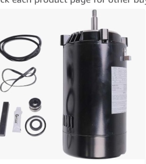 KAVIUS Swimming Pool Pump Motor and Seal Replacement Kit UST1102 Pool Pump Motor 1 HP 56J Frame Compatible with Hayward Super | Max-Flow | Northstar Jacuzzi Magnum Pumps