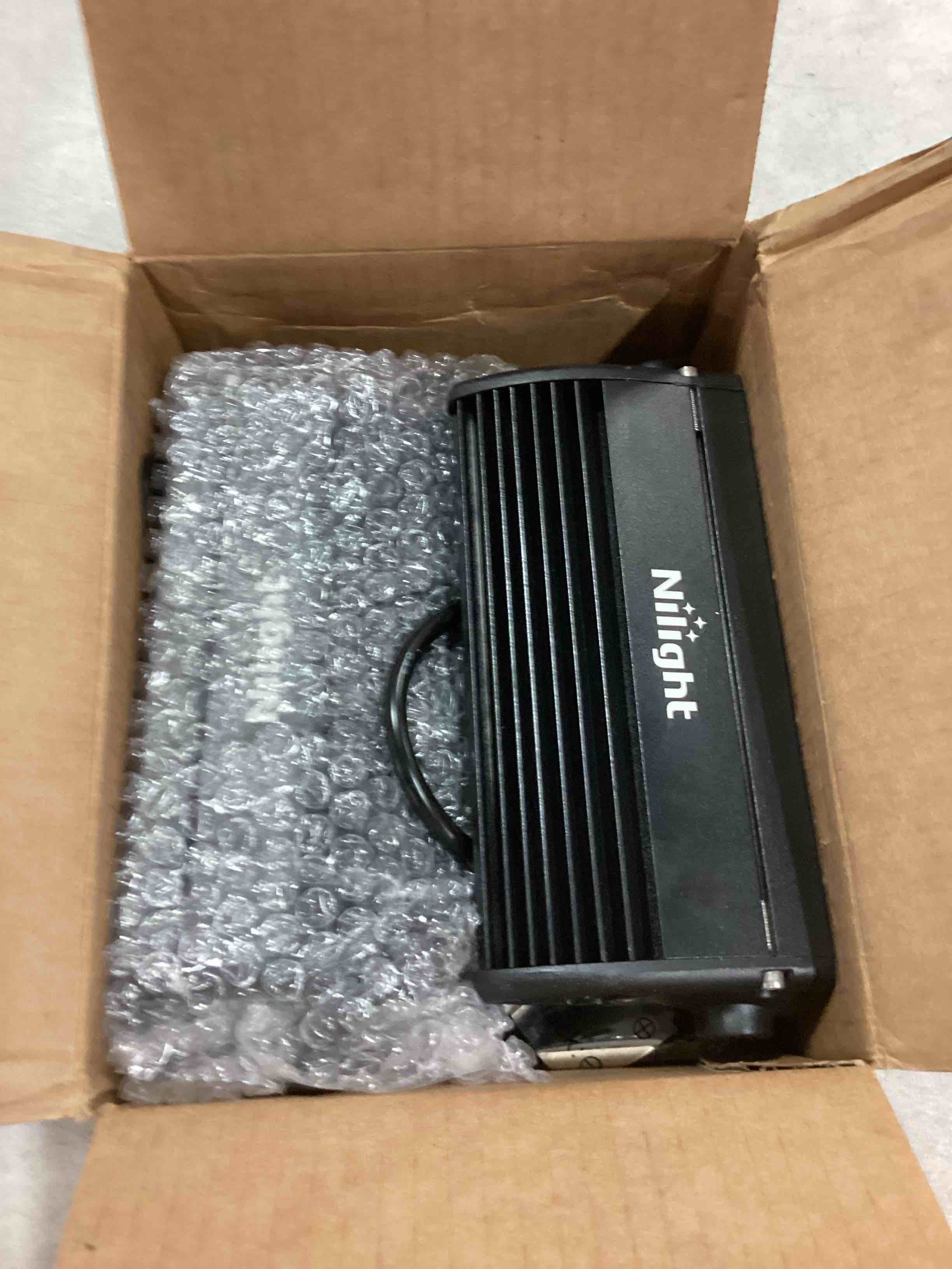 Nilight - ZH025 2PCS 7 Inch 30W Super Slim Spot Led Light Bar Driving Fog Light Single Row Off Road LED Lights and Off Road Wiring Harness- 2 Leads