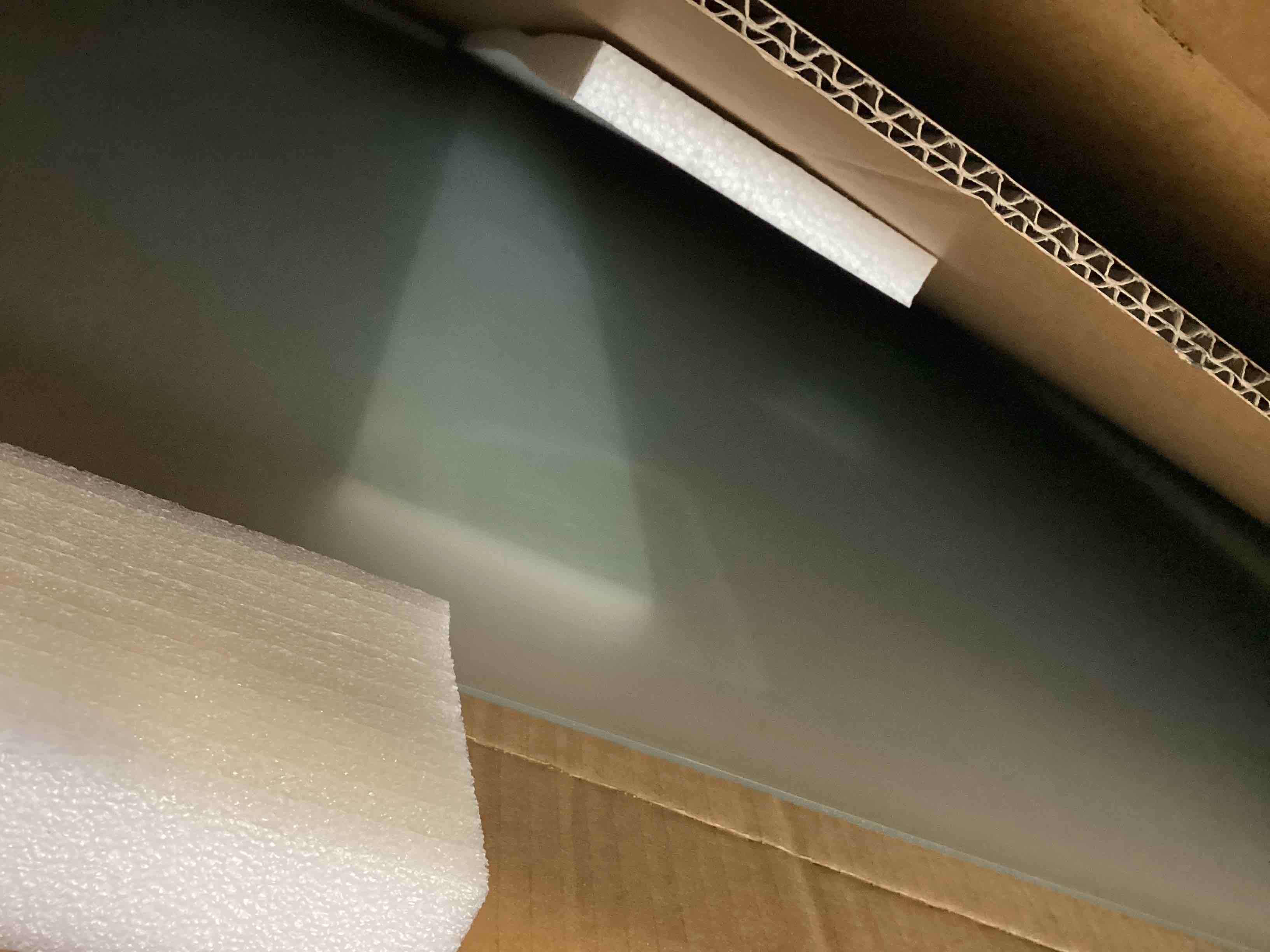 Condition photo showing Good Condition for Quartet Non-Magnetic Glass Dry Erase White Board, 8' x 4' Whiteboard, Infinity Frameless Mounting, Frosted Surface (G9648F)