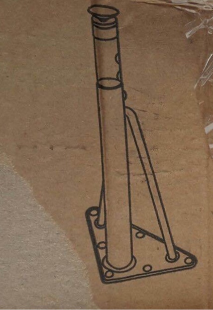 Tapered Metal Table Legs XU-LEG-SHORT-GG ( 4 PCS