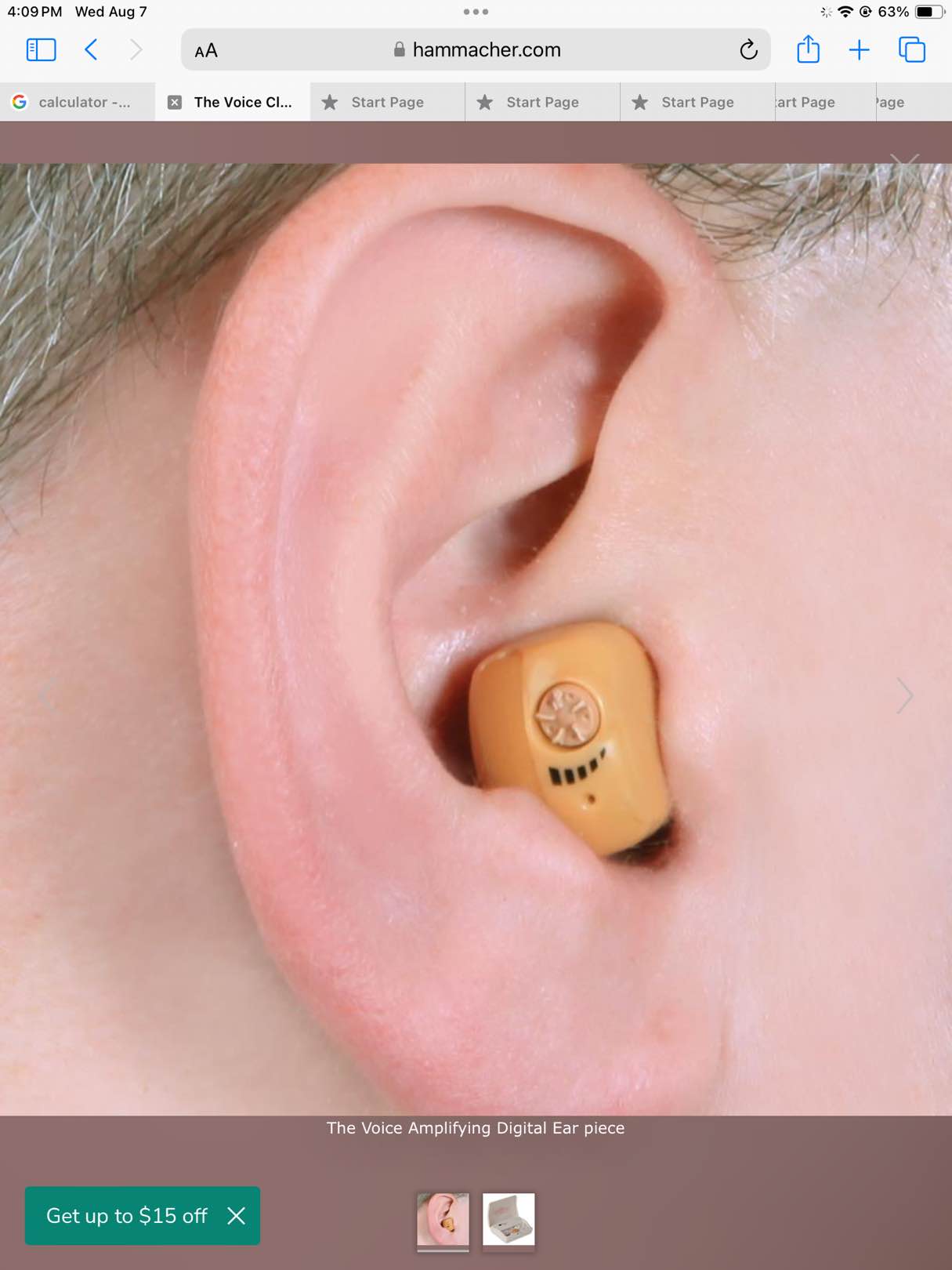 The Voice Amplifying Digital Earpiece