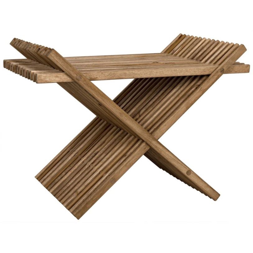 Noir Furniture Dede Stool in Teak