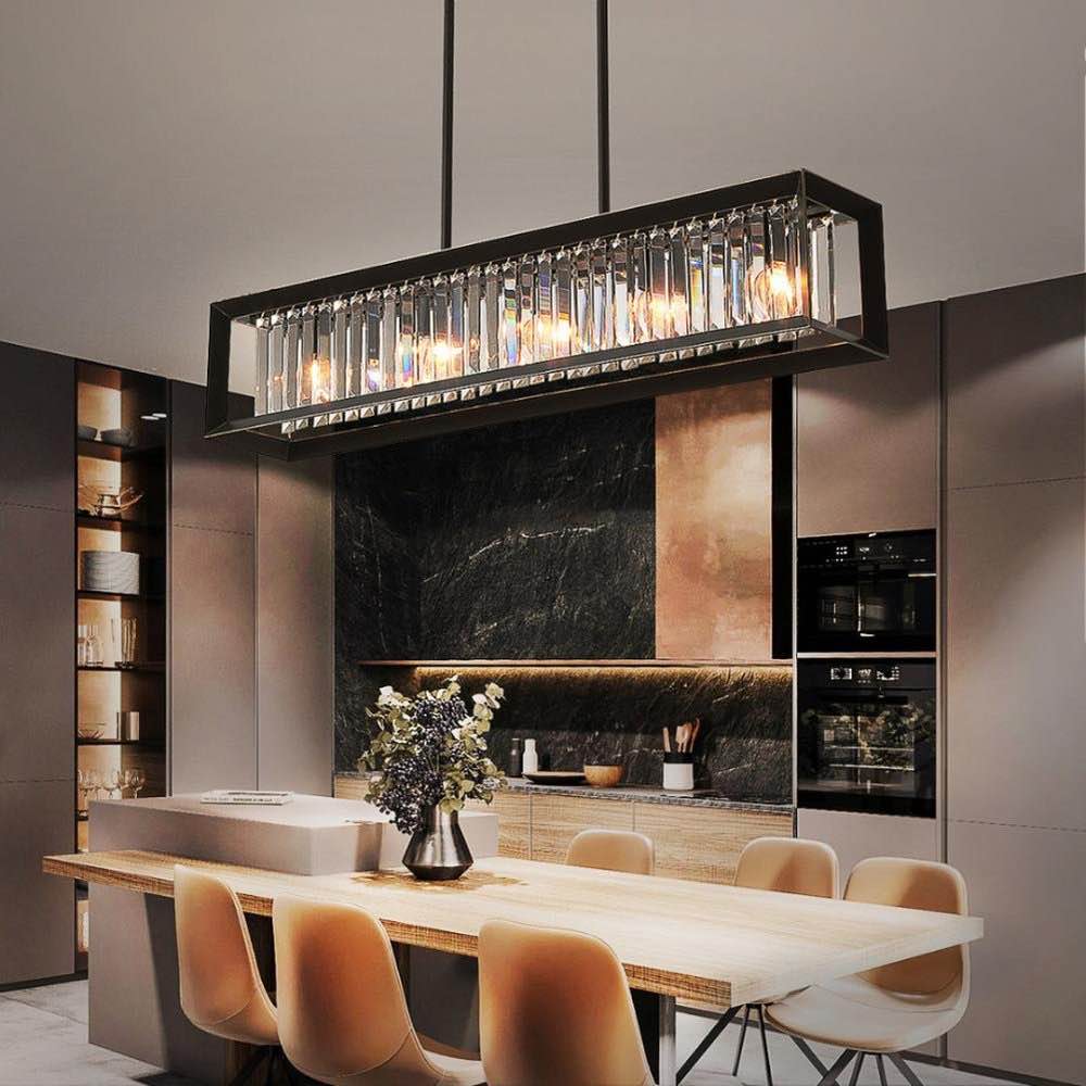 EFPERFECT 6 light Kitchen island luxury Crystal chandelier (similar to stock photo)