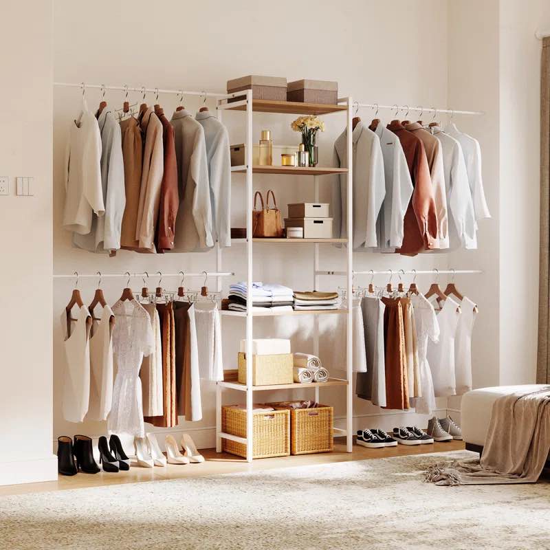 Eley 70.8'' - 105'' Closet System *incomplete* *similar to stock photo *
