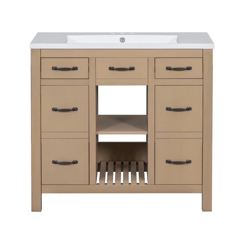 Zekeria 36''Bathroom Vanity with Undermount Sink *incomplete* *similar to stock photo* 