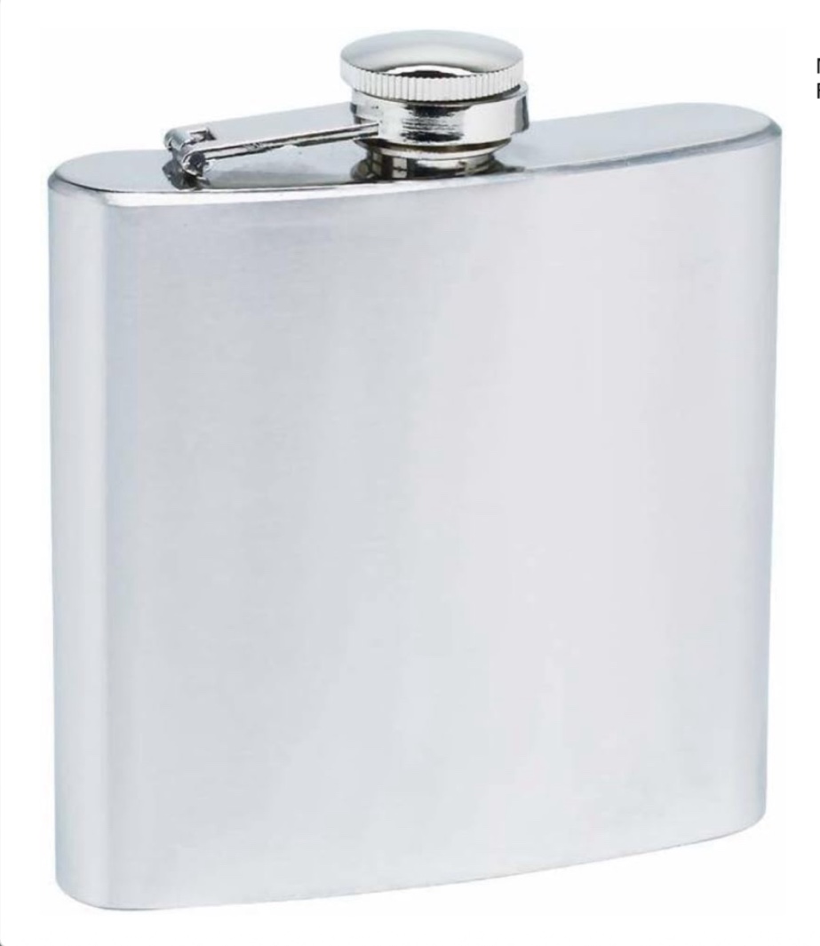 6oz Stainless Steel Flask