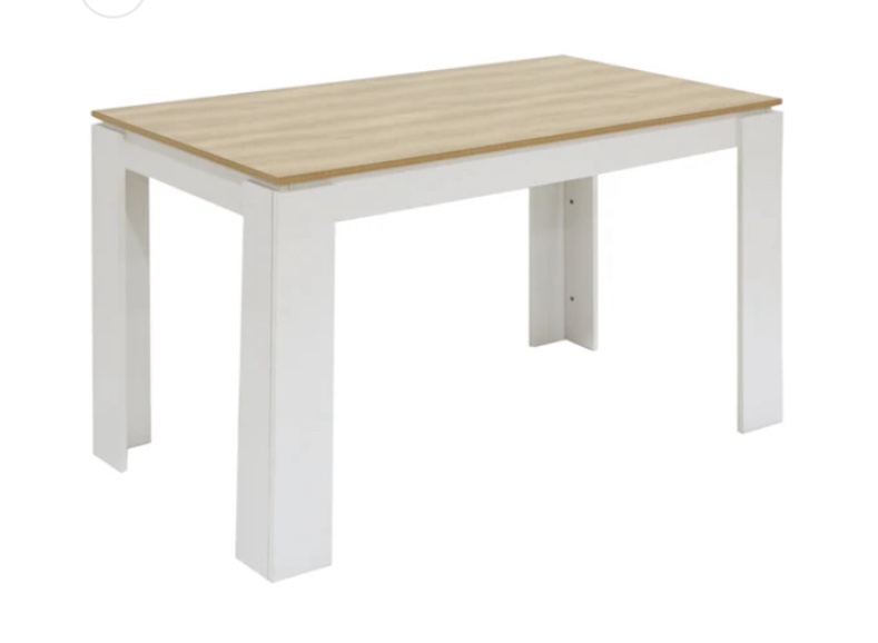 MUSK Dining Table with 120cm - White